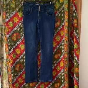 GOGO Dark Blue Straight Leg Jeans